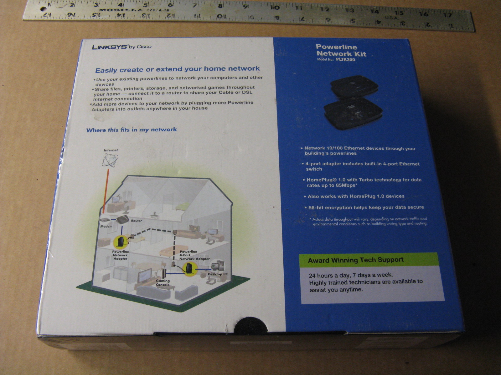 Linksys by Cisco PLTK300 Powerline High Speed Network Kit Brand New NIB