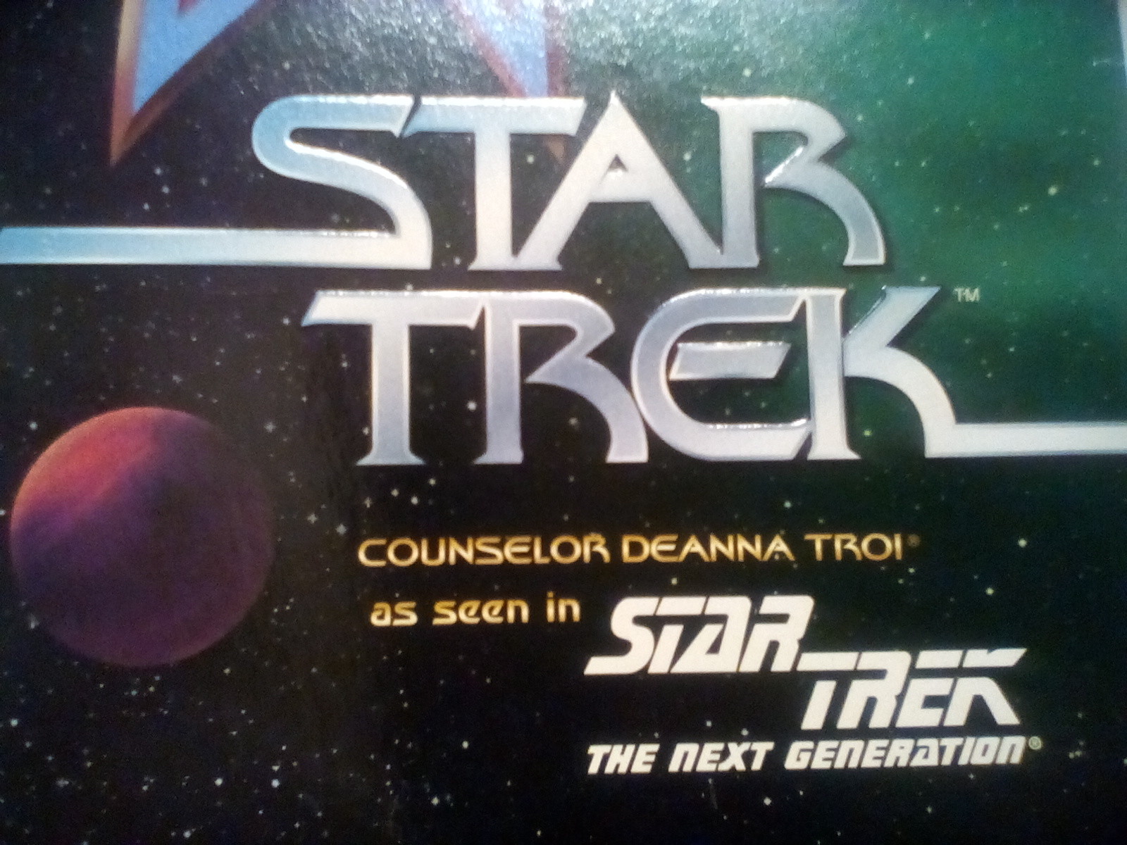 vintage women of star trek counselor deanna troi 1999, 12 inch