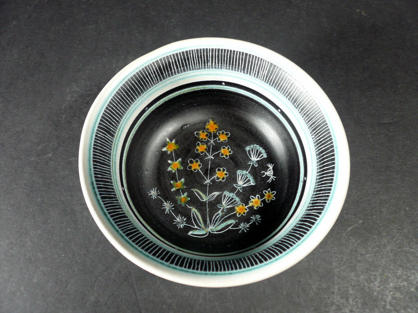 Luzern Switzerland Ceramic Pottery Bowl Hand Painted