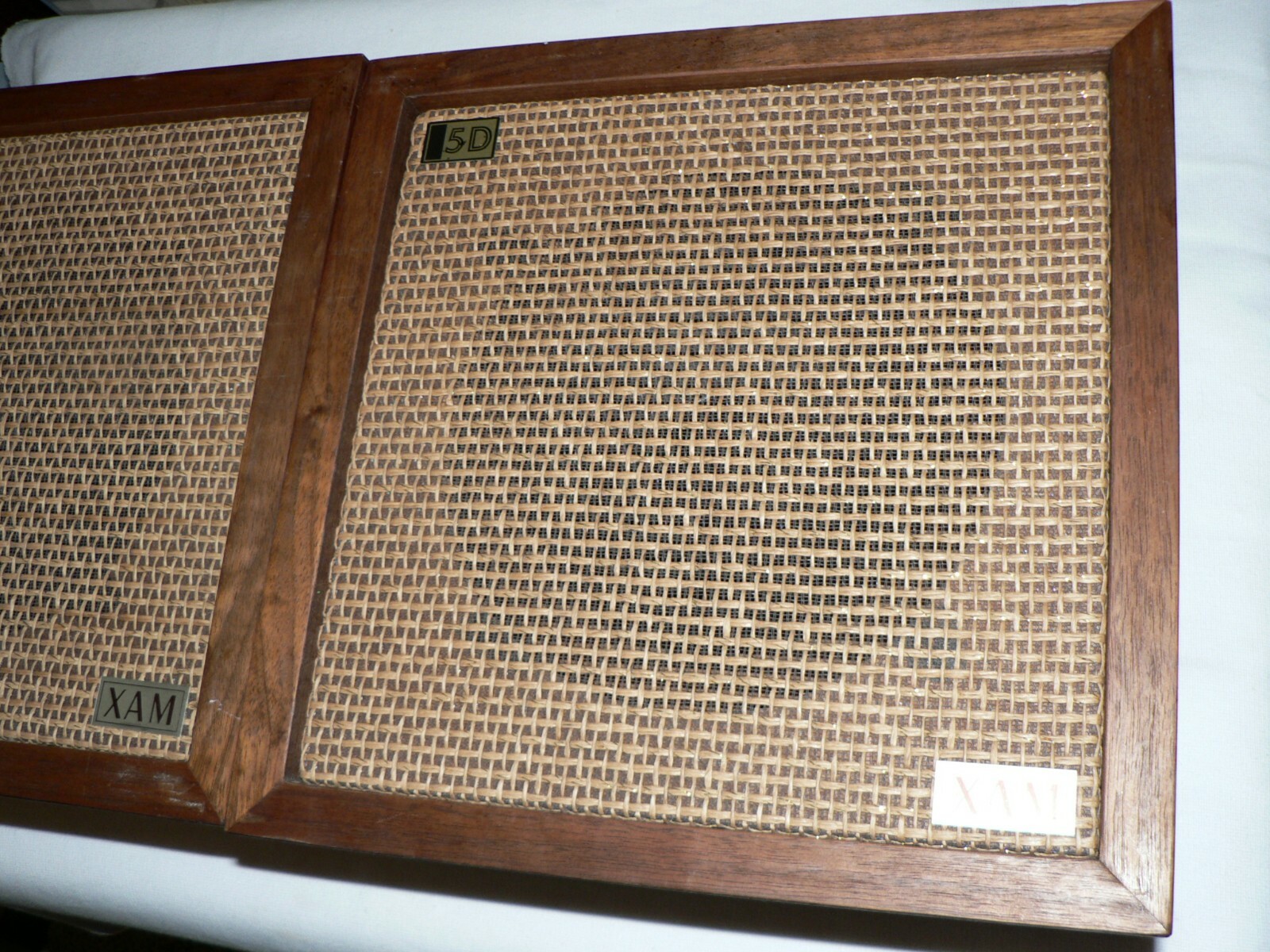 Scarce Vintage 1960s XAM 5D EJ Korvette SEAS Speakers 1-Way 7