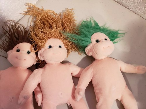 3 TY 2000 beanie babies beanie kids cookie, princess, shenanigan no clothes