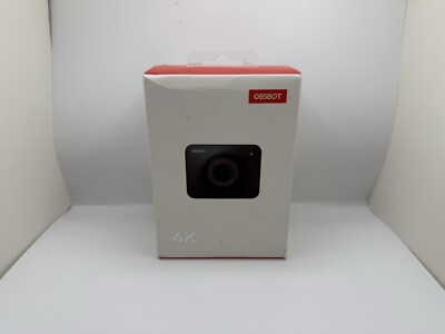 OBSBOT Meet 4K AI Powered Auto Framing Webcam 4X Digital Zoom HDR Vertical Mode