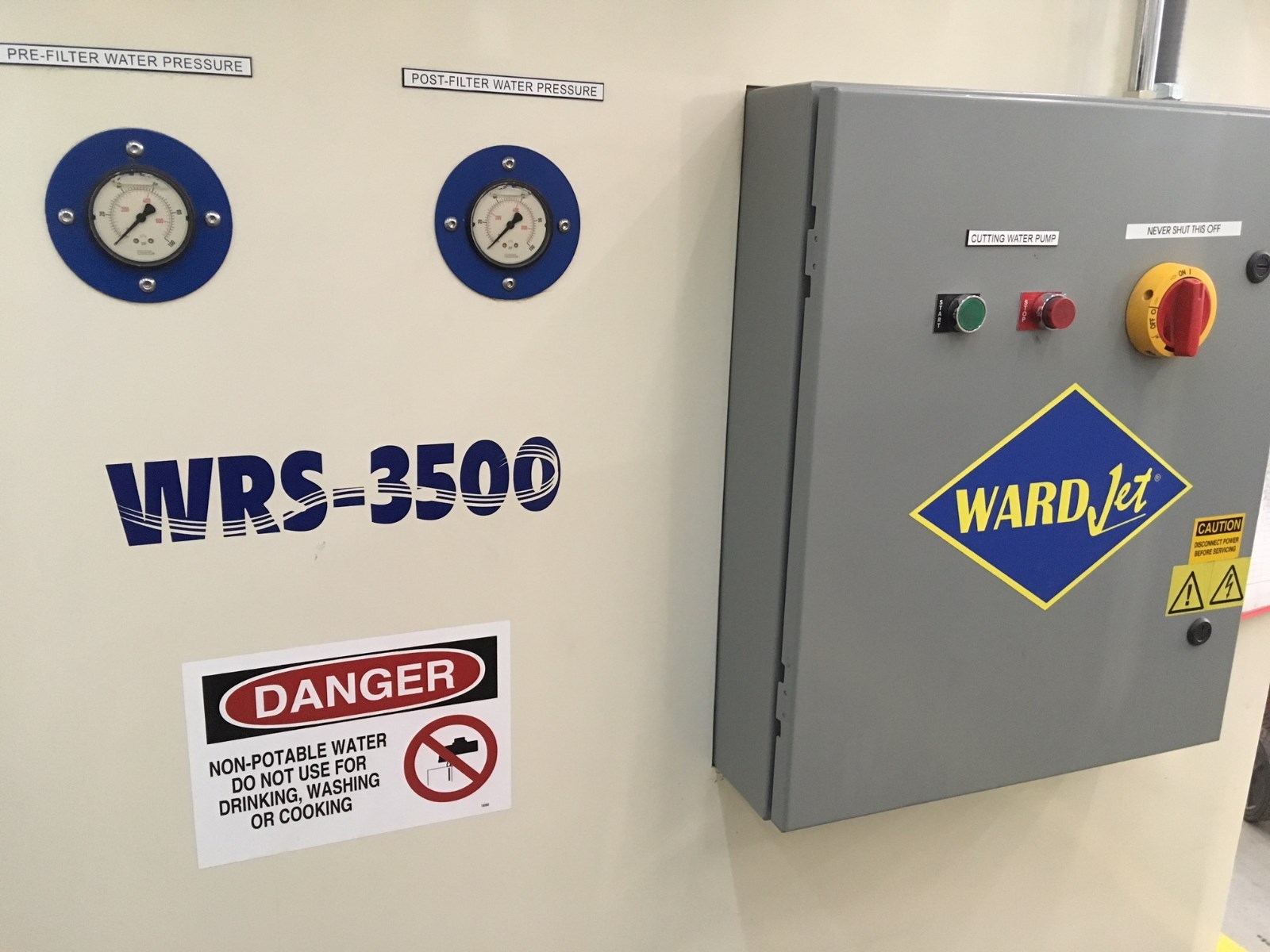 WATER JET FILTRATION SYSTEM