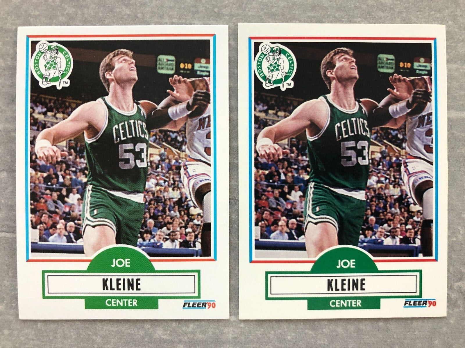 2) 1990 Fleer JOE KLINE 