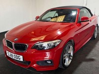 2018 BMW 2 Series 2.0 218D M Sport 2dr Convertible Diesel Manual