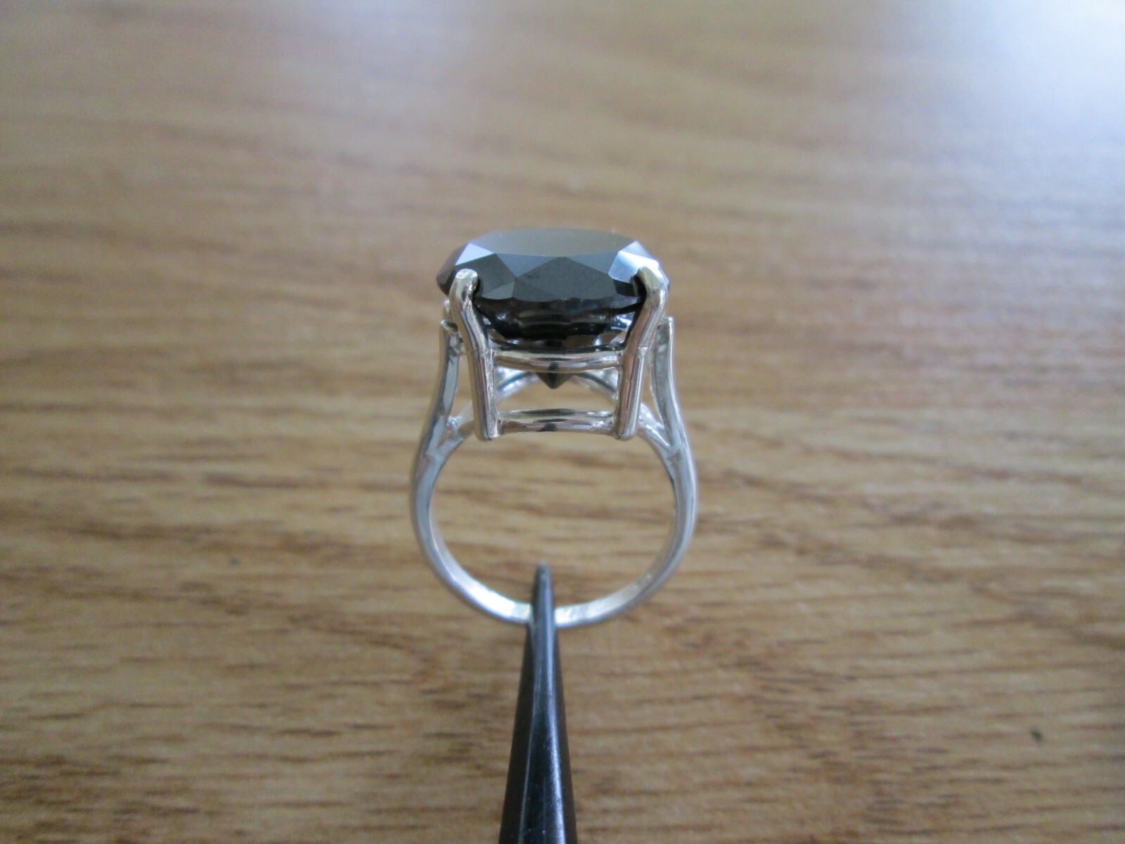 Pre-owned Real Black Diamonds Inc 11.01ct Natural Black Diamond Ring,appraisal Free Dia Tester,size 5,6,7,8,9,10