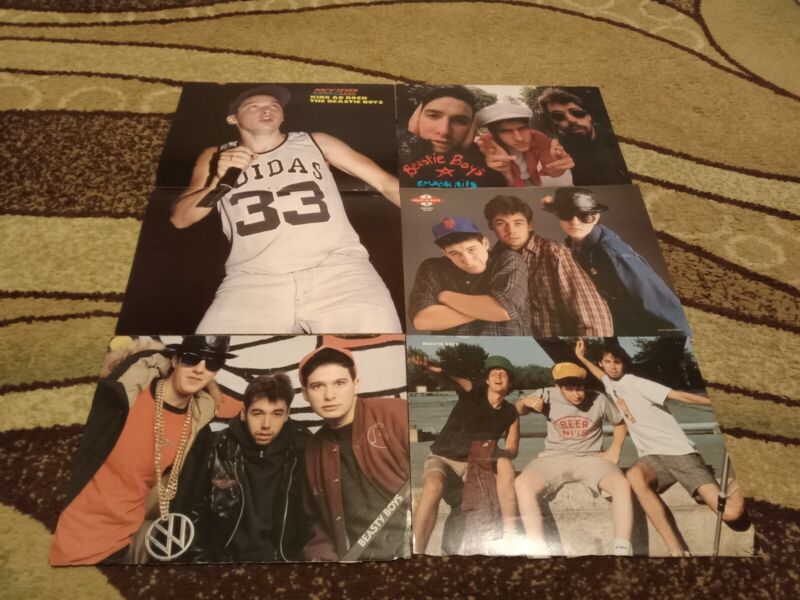 BEASTIE BOYS LOT OF CLIPPINGS PINUPS POSTERS CUTTINGS 80