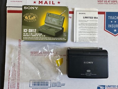 Sony ICF-SW12 FM/SW1-9/MW 11 Band Receiver