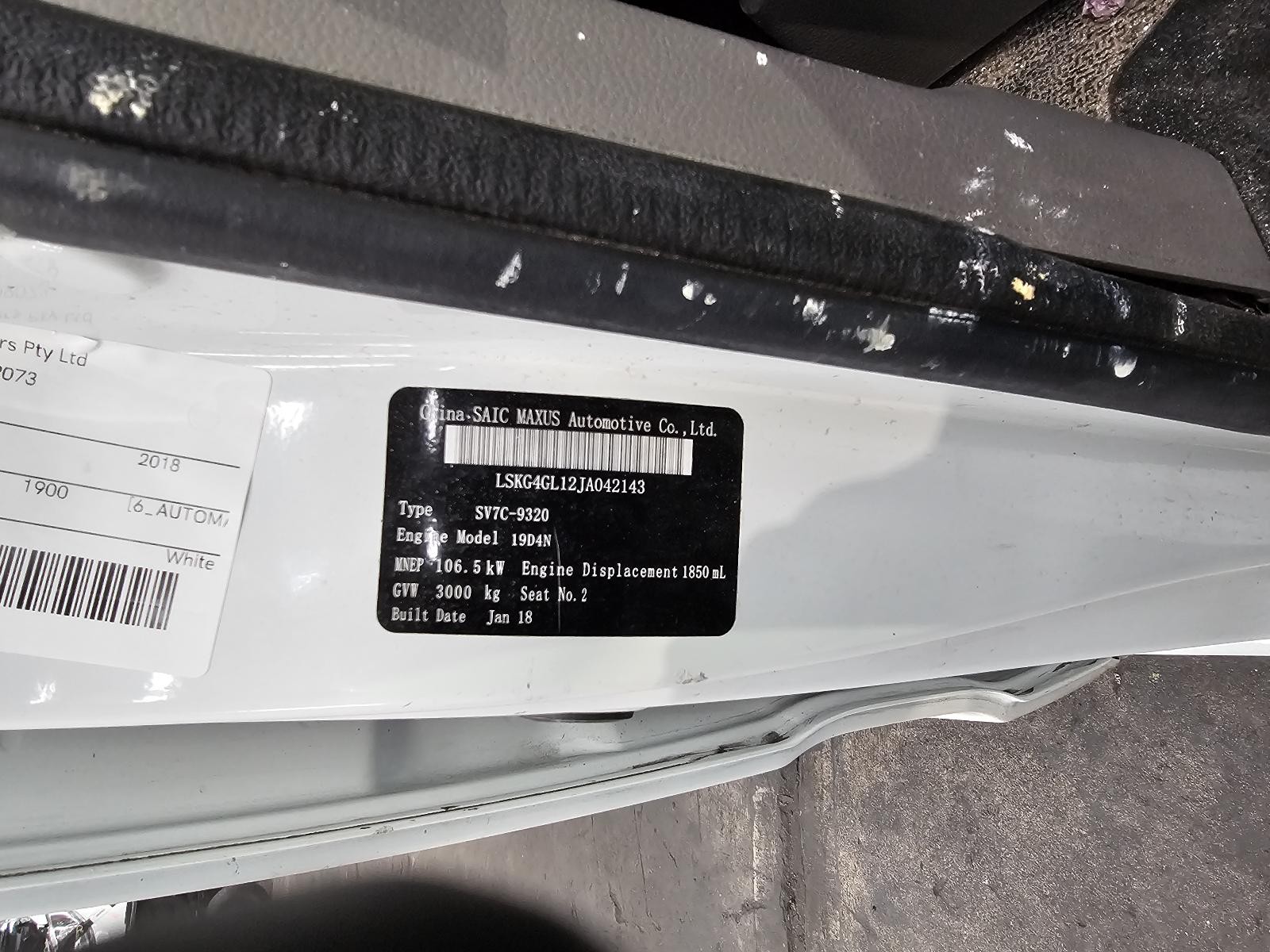2018 Ldv G10 WIPER MOTOR FRONT SV7A/SV7C WAGON/VAN 04/2015-2024 776374 image 11
