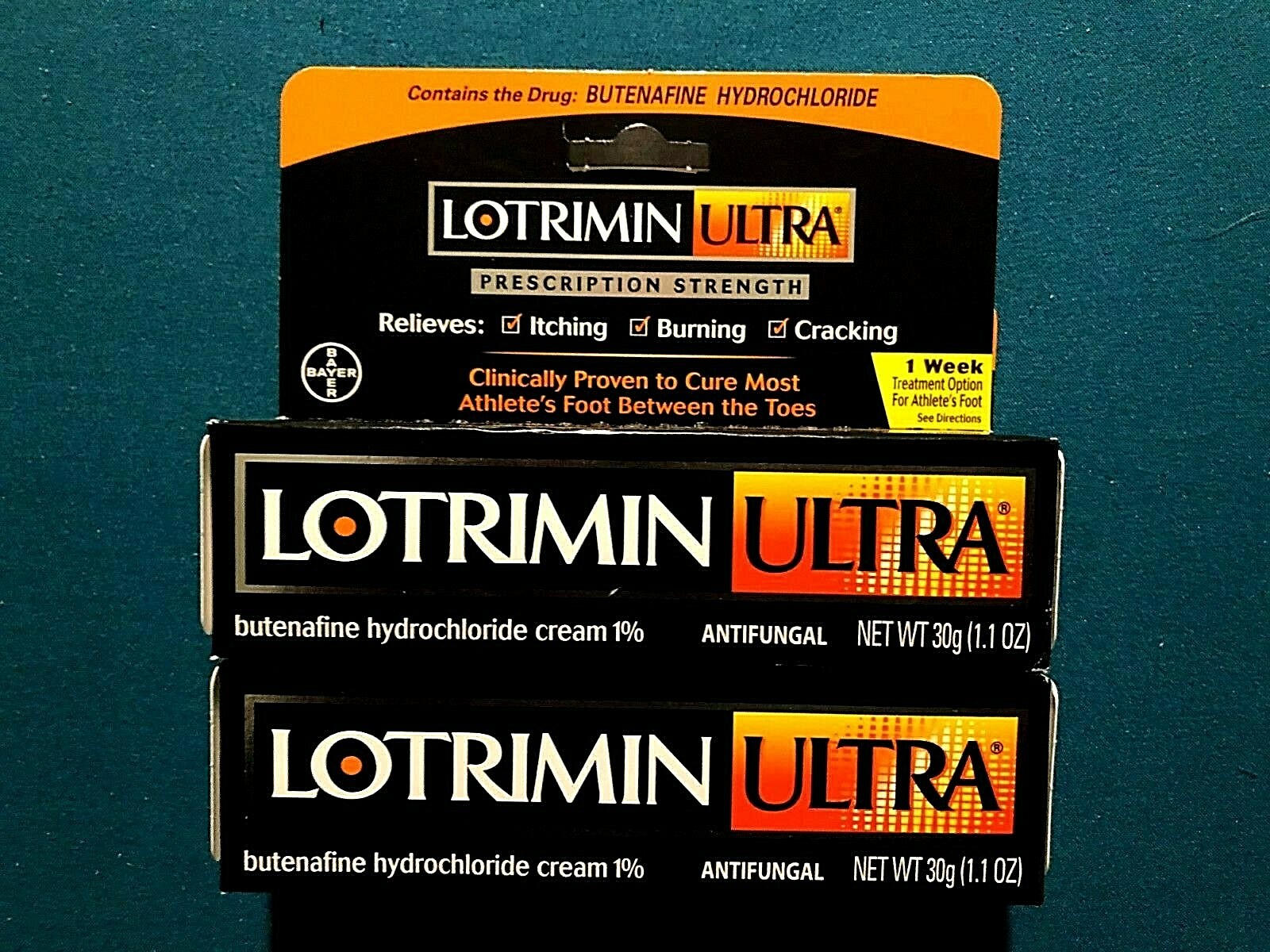 (Lot of 2) Lotrimin Ultra Prescription Strength Antifungal Cream