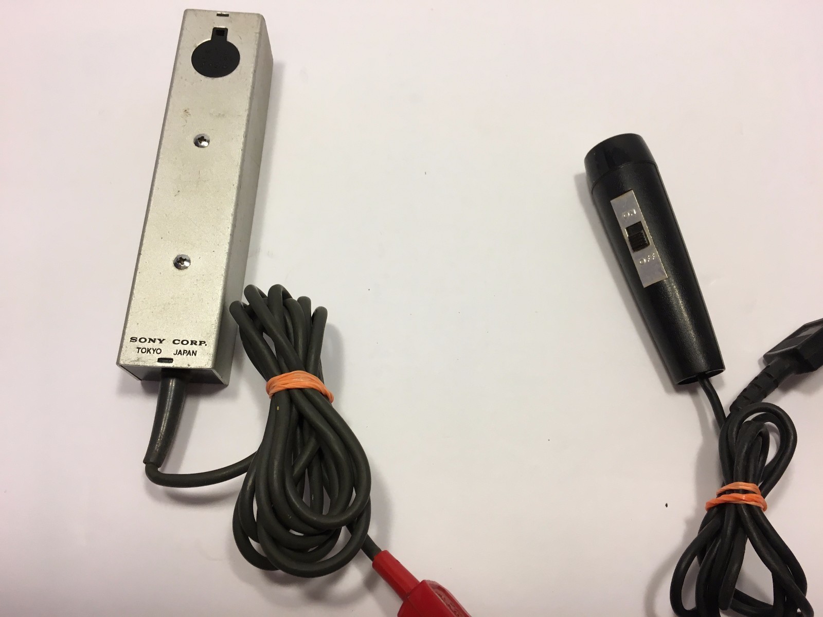 Vintage Sony Dynamic Microphone F-95 & F-97S Imp Low - Japan