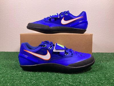 Sz 10.5 Men - Nike Zoom Rotational 6 Throwing Discus Track Field Shoes Blue NEW