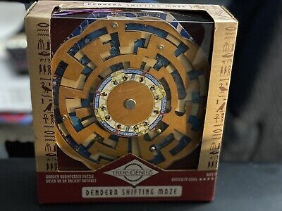 DENDERA SHIFTING MAZE Project Genius Wooden Brainteaser Puzzle New in Box