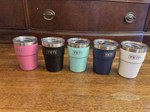 YETI 16oz Stackable Pint 473ml  白、黒２個セット YETI Rambler 16 oz Stackable Cup
