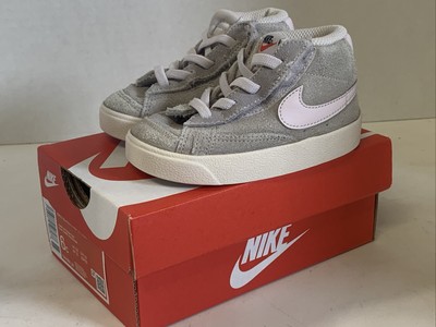 Nike Blazer Mid 77 Toddler Shoes Size 6C Nike DD1851-500 Suede Grey Light Violet