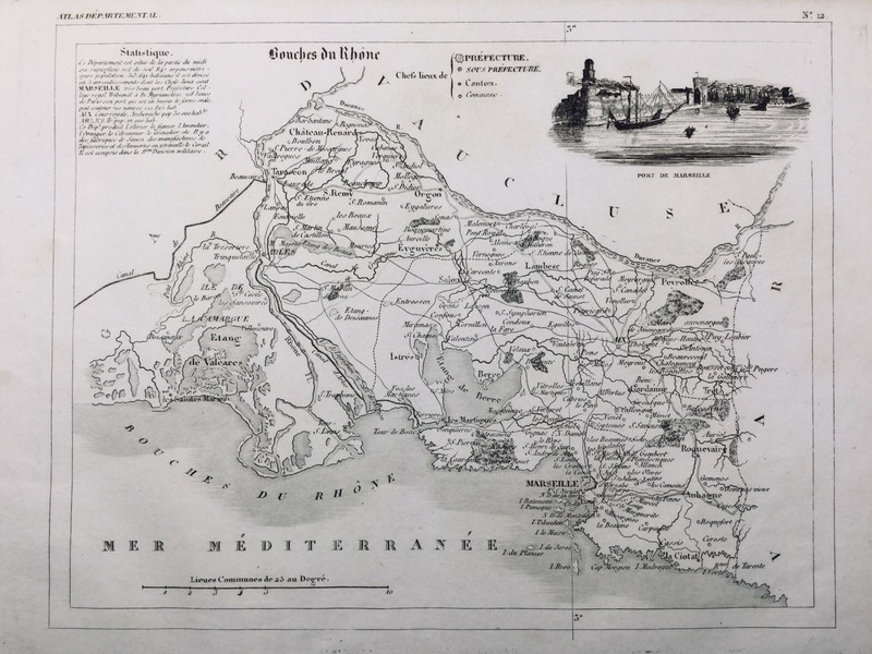 Camargue 1836 Bouches Du RhÃ´Ne Arles Istres Aix Orgon Berre La Ciotat Lambesc