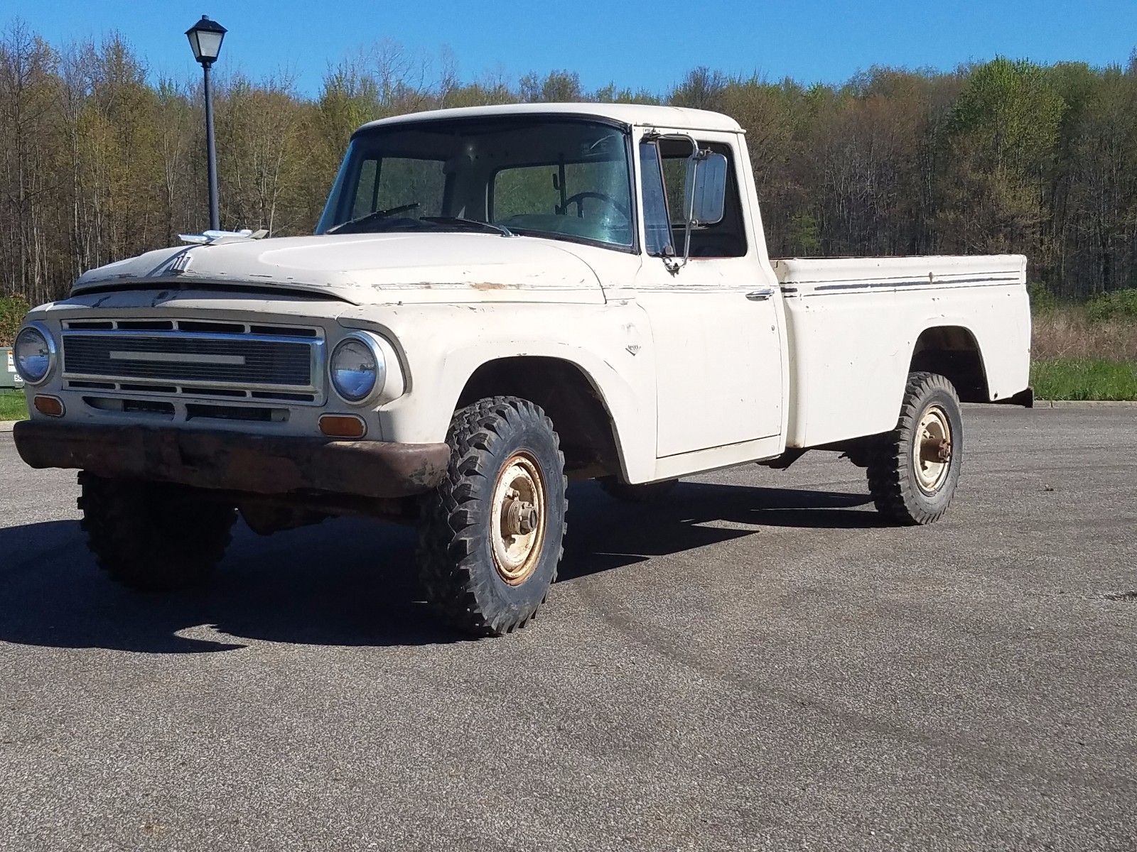 1968 International 1200c 3/4 ton 4x4 pickup truck ih 1100 scout patina ratrod