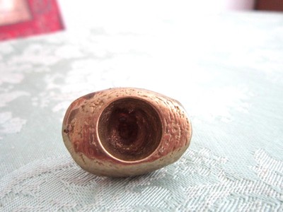 MINIATURE CAST BRASS COWBOY WESTERN 10 GALLON HAT