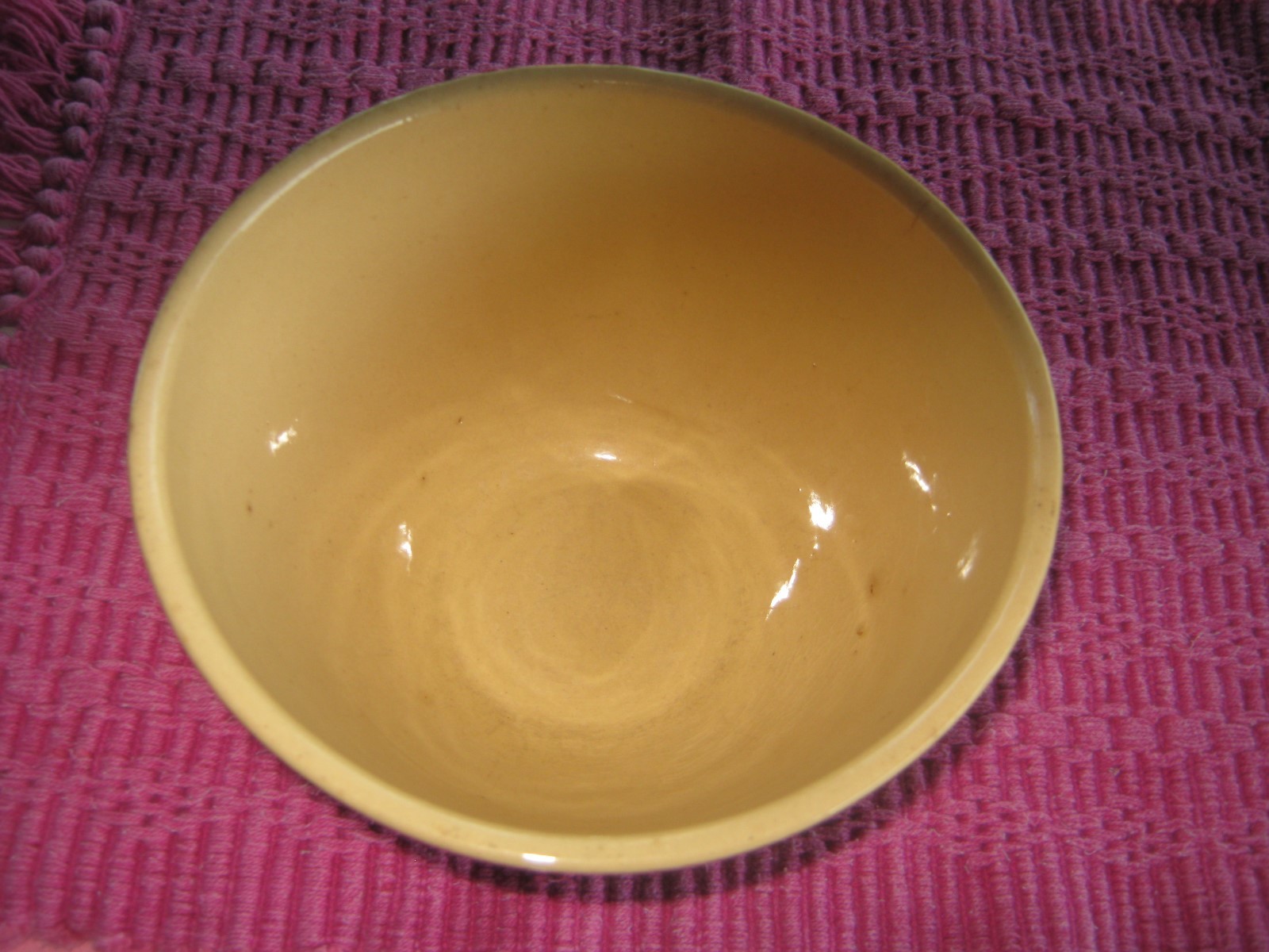 WATT POTTERY 2 LEAF APPLE 7 MIXING BOWL
