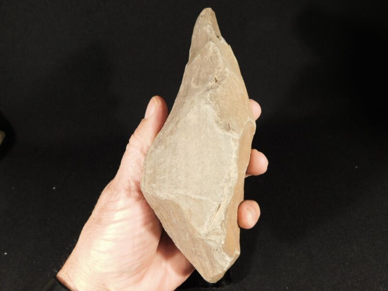 HUGE! One Million Year Old! Early Stone Age ACHEULEAN HandAxe Mali 950gr