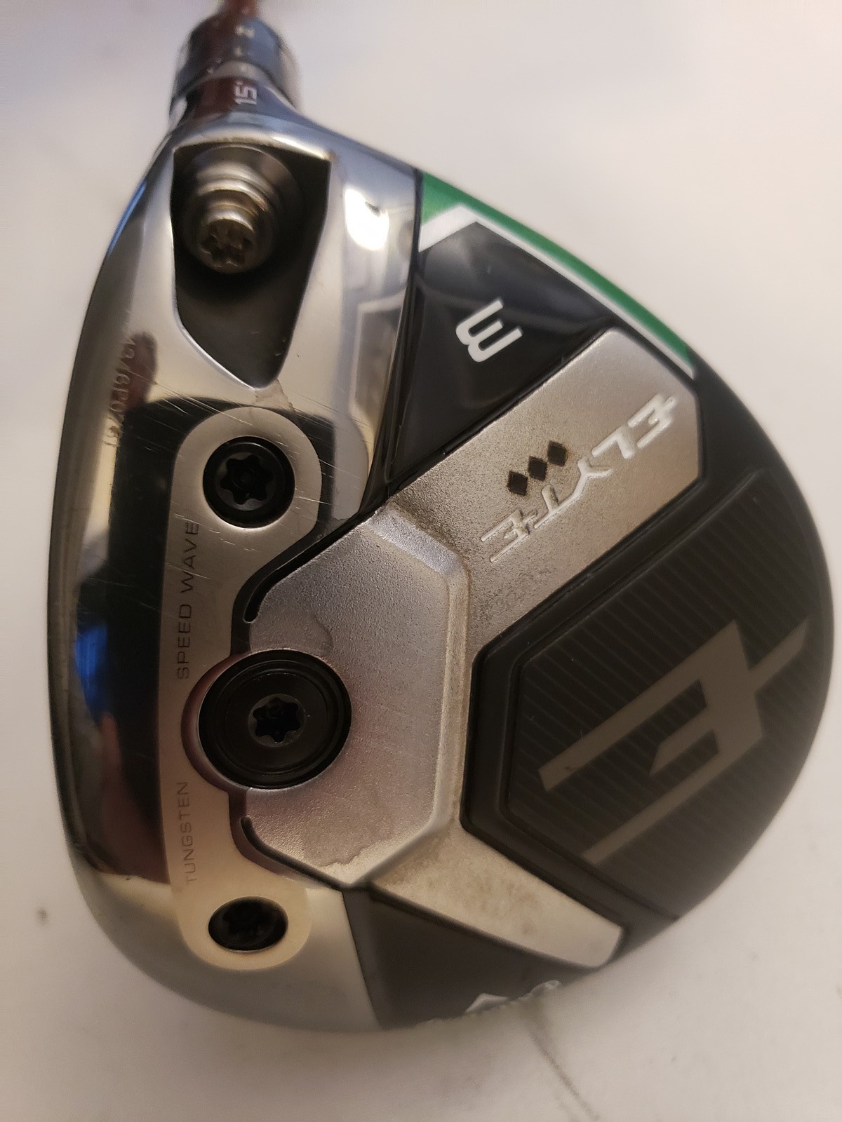 Used Callaway Elyte Triple Diamond - 3 Fairway Wood 15* - Kai'li 80 Stiff - RH