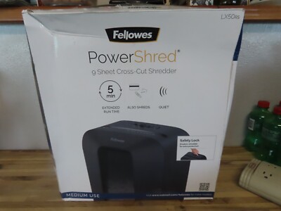 Fellowes paper shredder DX50rs 9 sheet