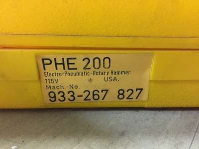 New AEG Phe200 Rotary Hammer Drill NOS Made in Germany 933-267 827