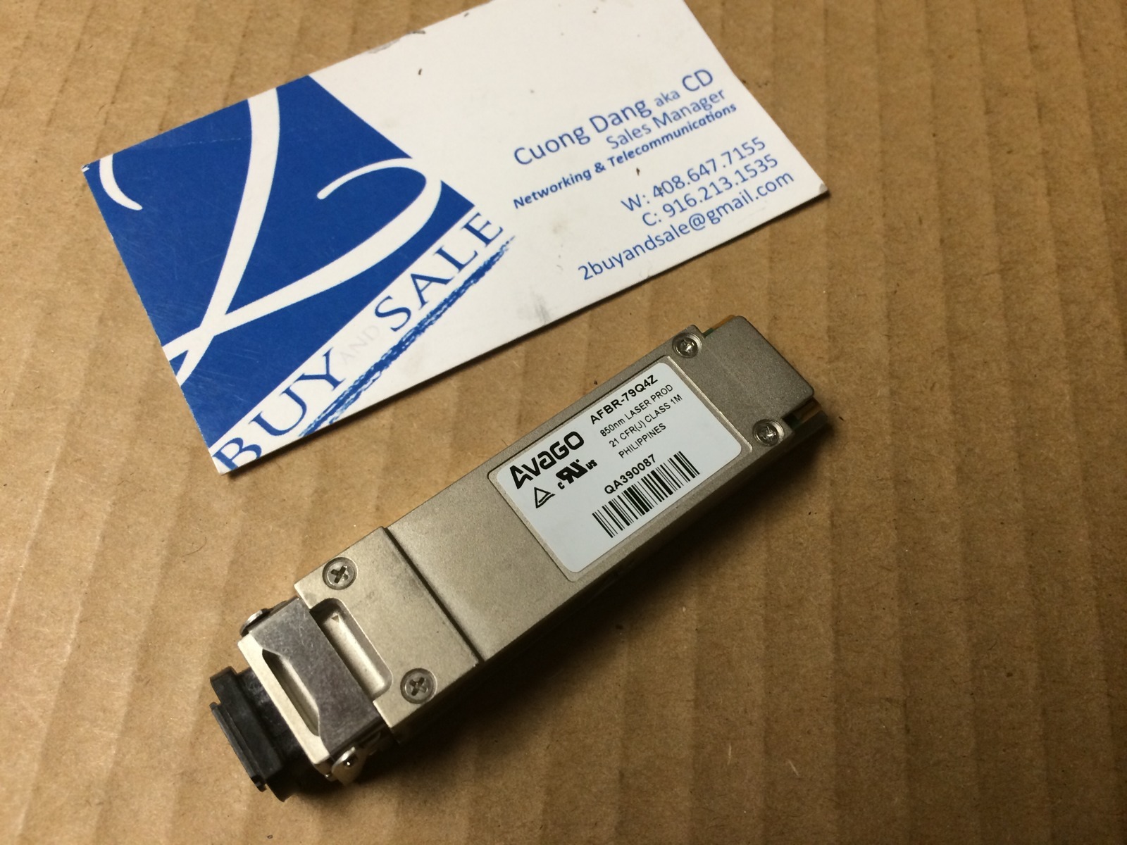 AVAGO AFBR-79Q4Z TECHNOLOGY 10GB QSFP TRANSCEIVER  Parallel-Fiber-Optics Modules