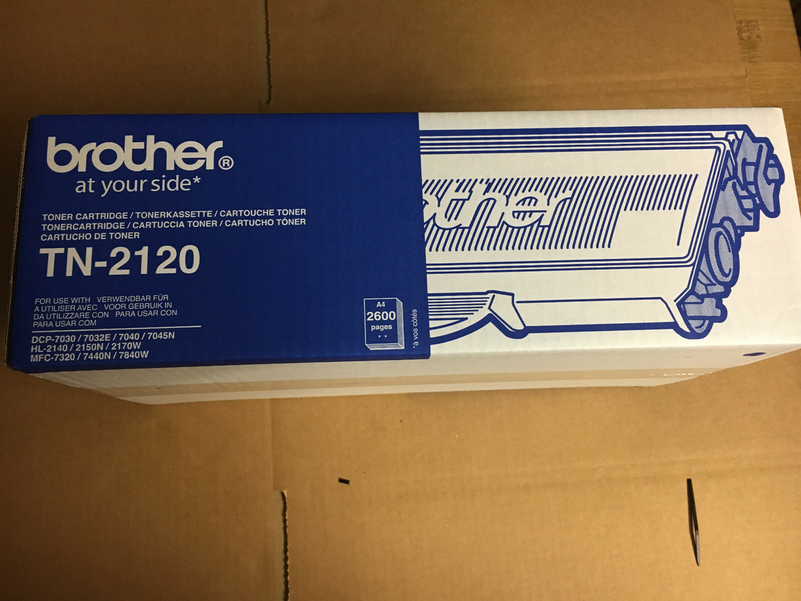 Brother TN-2120 TN2120 Toner original - Schwarz  OVP