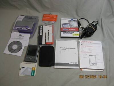 Toshiba e355 Pocket PC Bundle Power cord, Manual, CD, Pocket Quicken, Stylus Pen
