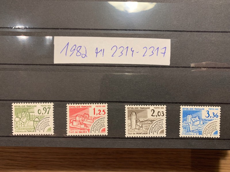 Frankreich France 1982 Mi 2314 - 2317 Vorausentwertung ** Postfrisch Freimarken