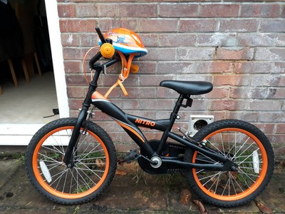 Fantastic Easter Present, Argos Nitro 16" wheel kids bike + Aeroplanes helmet