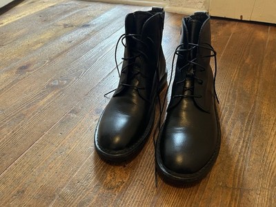 Handgefertigte Lederstiefel mit Reißverschluss – MOMA – Gr. 40 (wie 41)