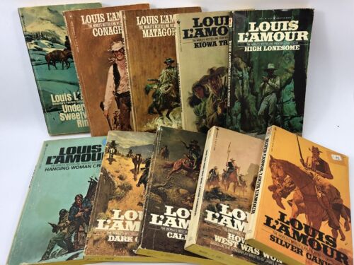 Vintage Western Books Louis L Amour 1980s Texas Ranger Chick 