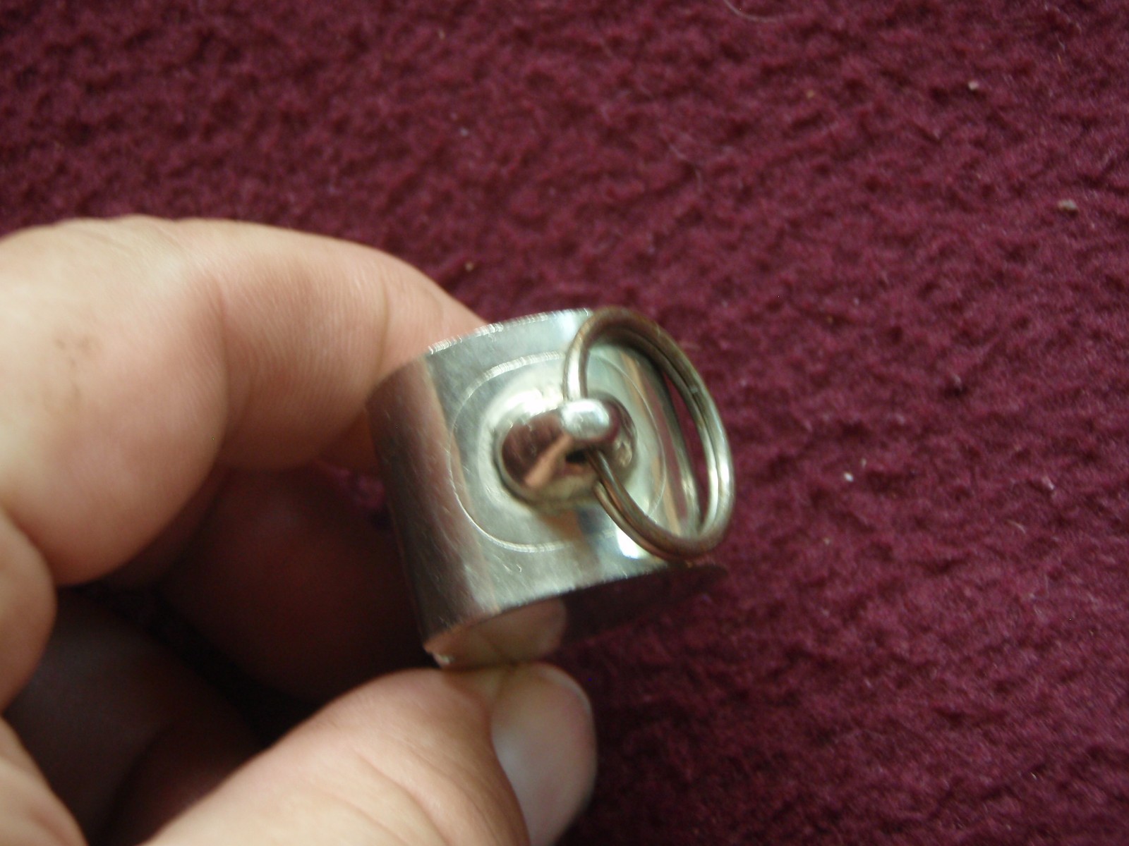 Vintage Noble Whistle with Cork Ball Made in Japan