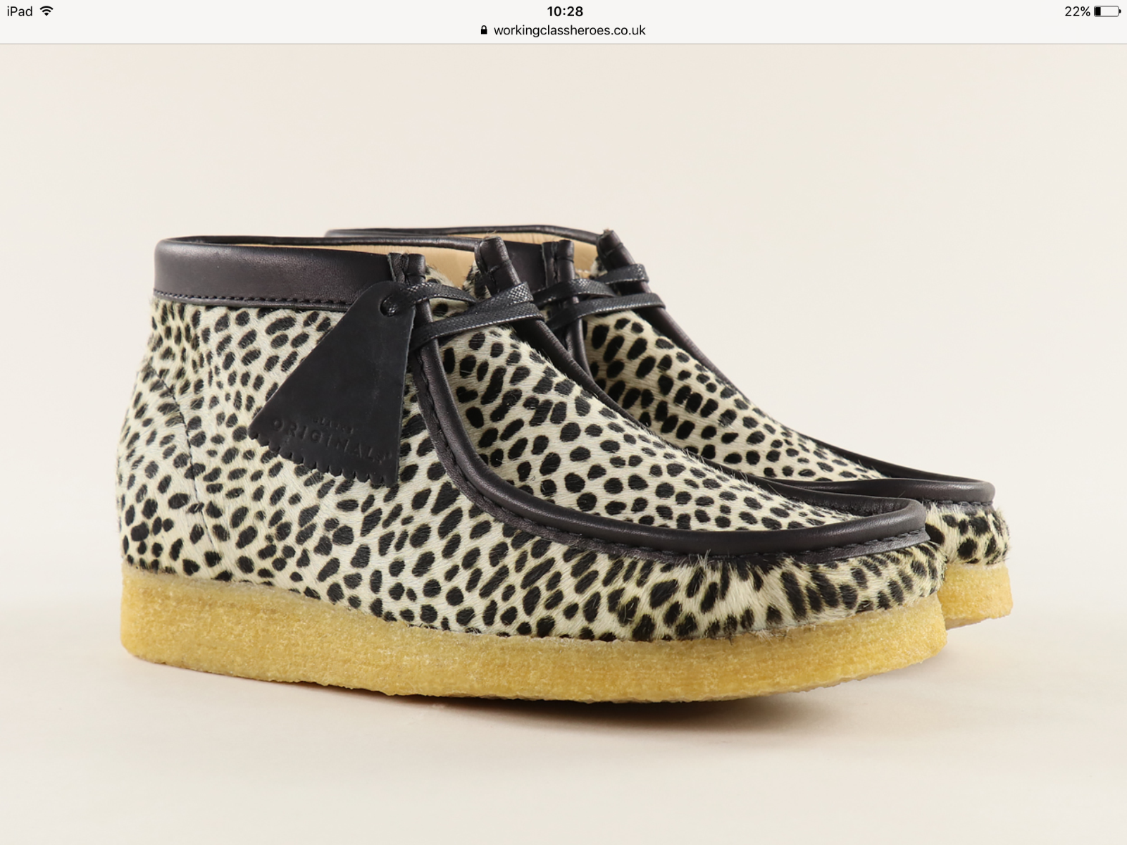 靴 CLARKS Wallabee Leopard UK6.5 CLARKS Wallabee Leopard UK6.5 Clarks x Tokyo Wallabee Boot