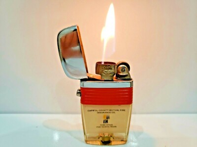 CAPITOL COUNTY MUTUAL FIRE INSURANCE CO Vintage Working Scripto VU-Lighter 