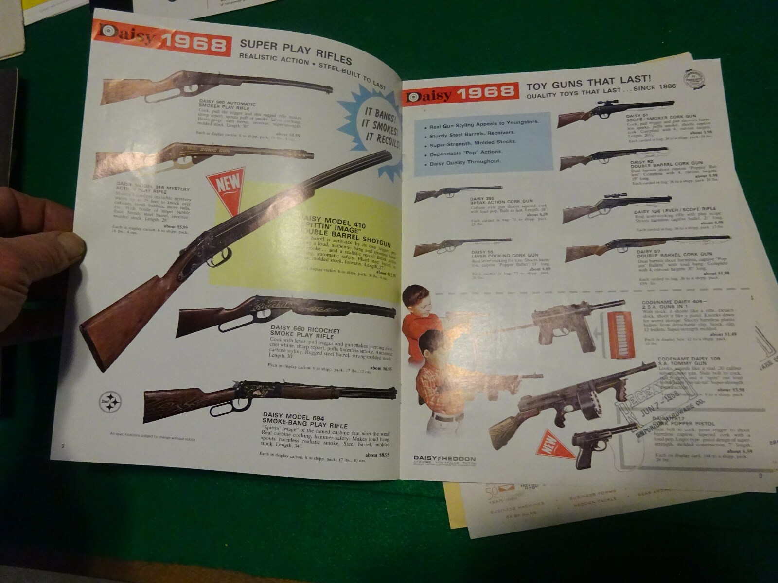 Vintage 1968 Daisy High Chaparral TV series toy catalogue