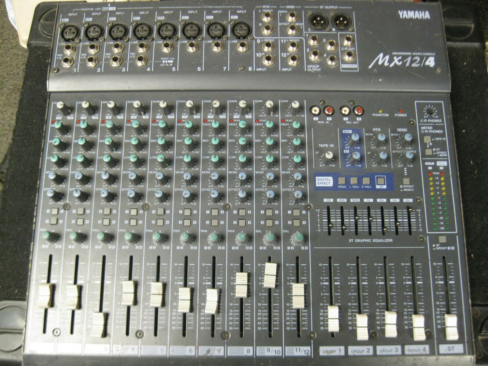 Yamaha MX12/4 12-Channel 4-Bus Analog Mixing Console | 12 Yamaha MX12/4 12-Channel 4-Bus Analog Mixing Console | 12