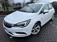 2017 Vauxhall Astra 1.4T 16V 125 Design 5dr HATCHBACK Petrol Manual
