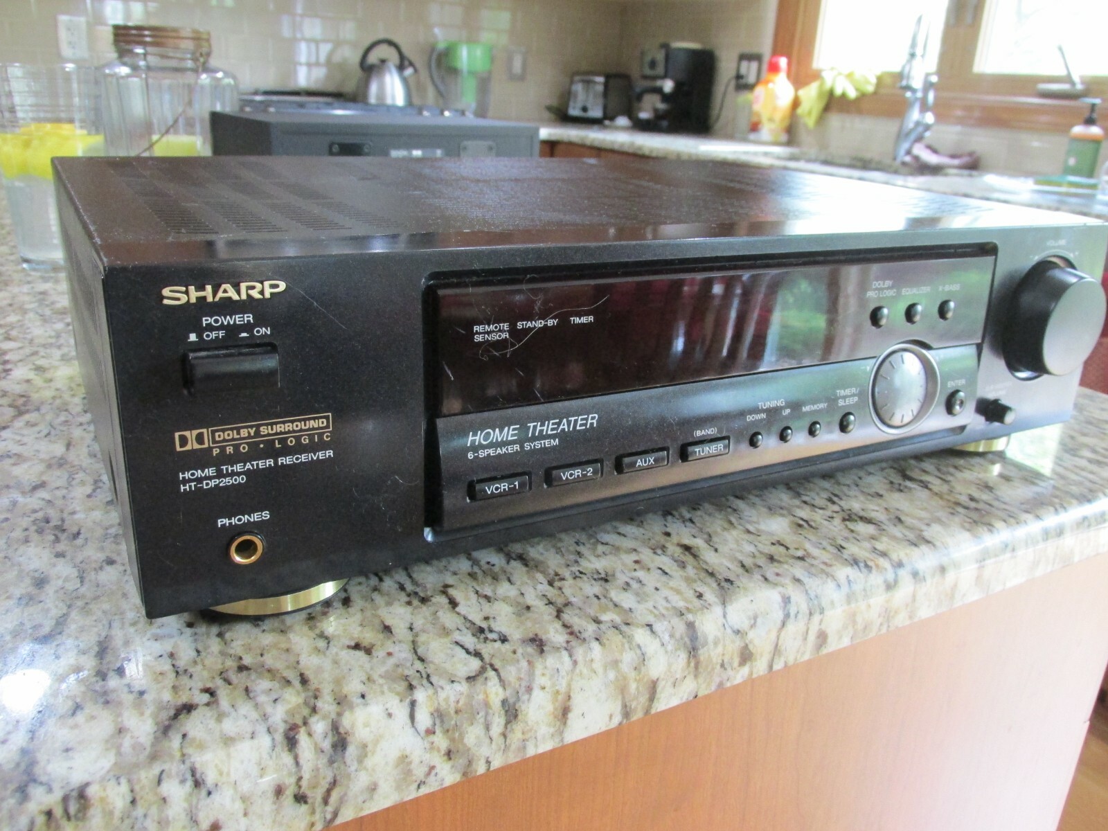 Sharp HT-DP2500 Home Theater Receiver! For Parts Or Repair