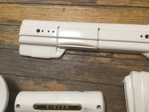 Singer Sewing Machine 301a Cream Body Parts Top Light Cover Flywheel