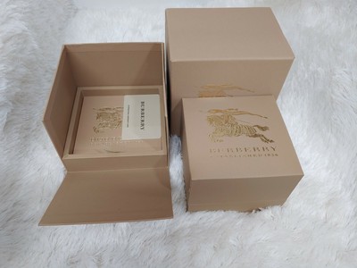 Pre-owned Burberry 100% Authentic Men's Watch  Silver Metal Chronograph Bu9350