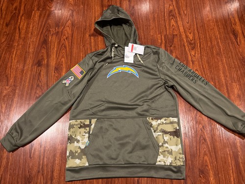 los angeles chargers salute to service hoodie