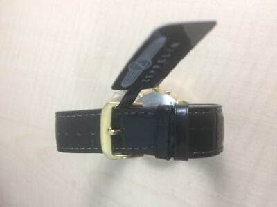 Pre-owned Zeppelin Watch 7038 - 1 Hindenburg Quartz 40 Mm Leather Belt