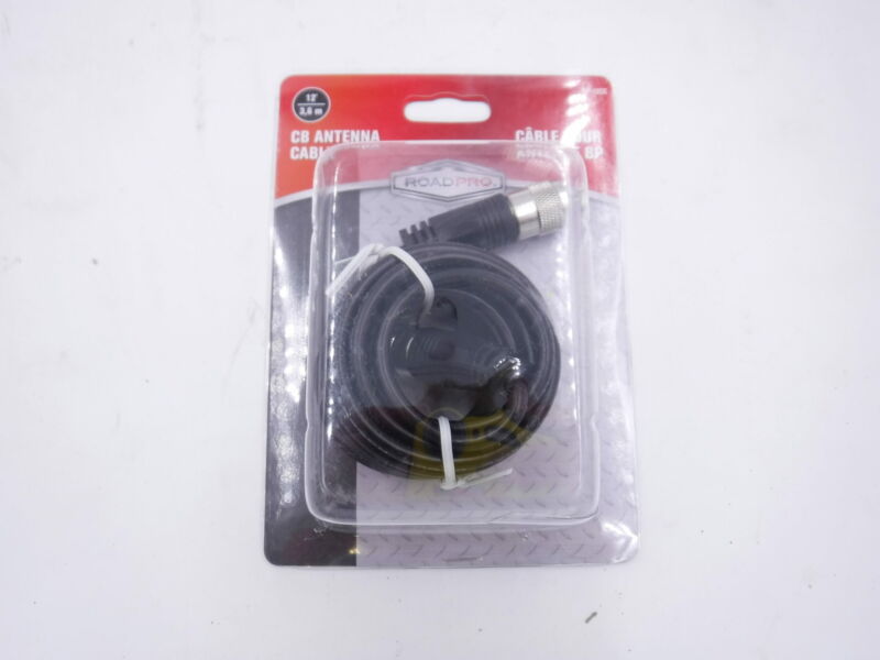ROADPRO RP-12CC 12 CB Antenna RG-58A/U Coaxial Cable 95% Sheilded