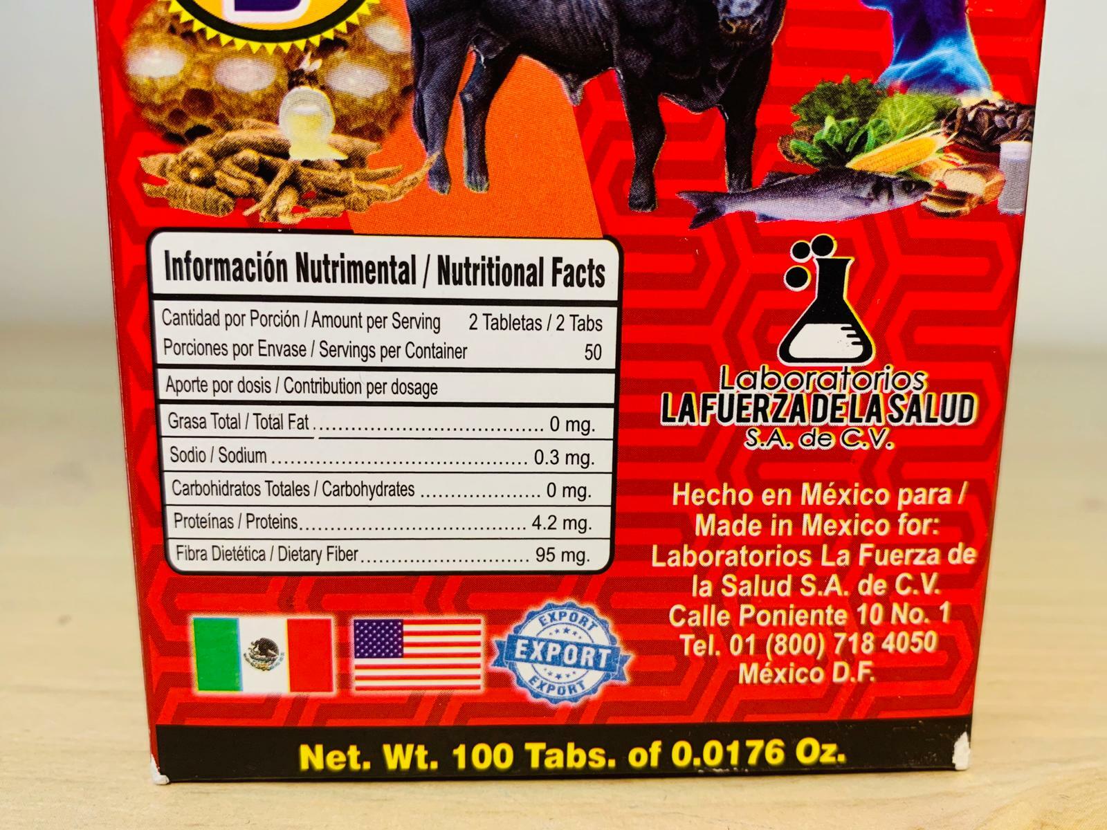 Hierro y Tiamina Vitamina B1-Adicionada con Complejo B-Jalea Real -Ginseng 