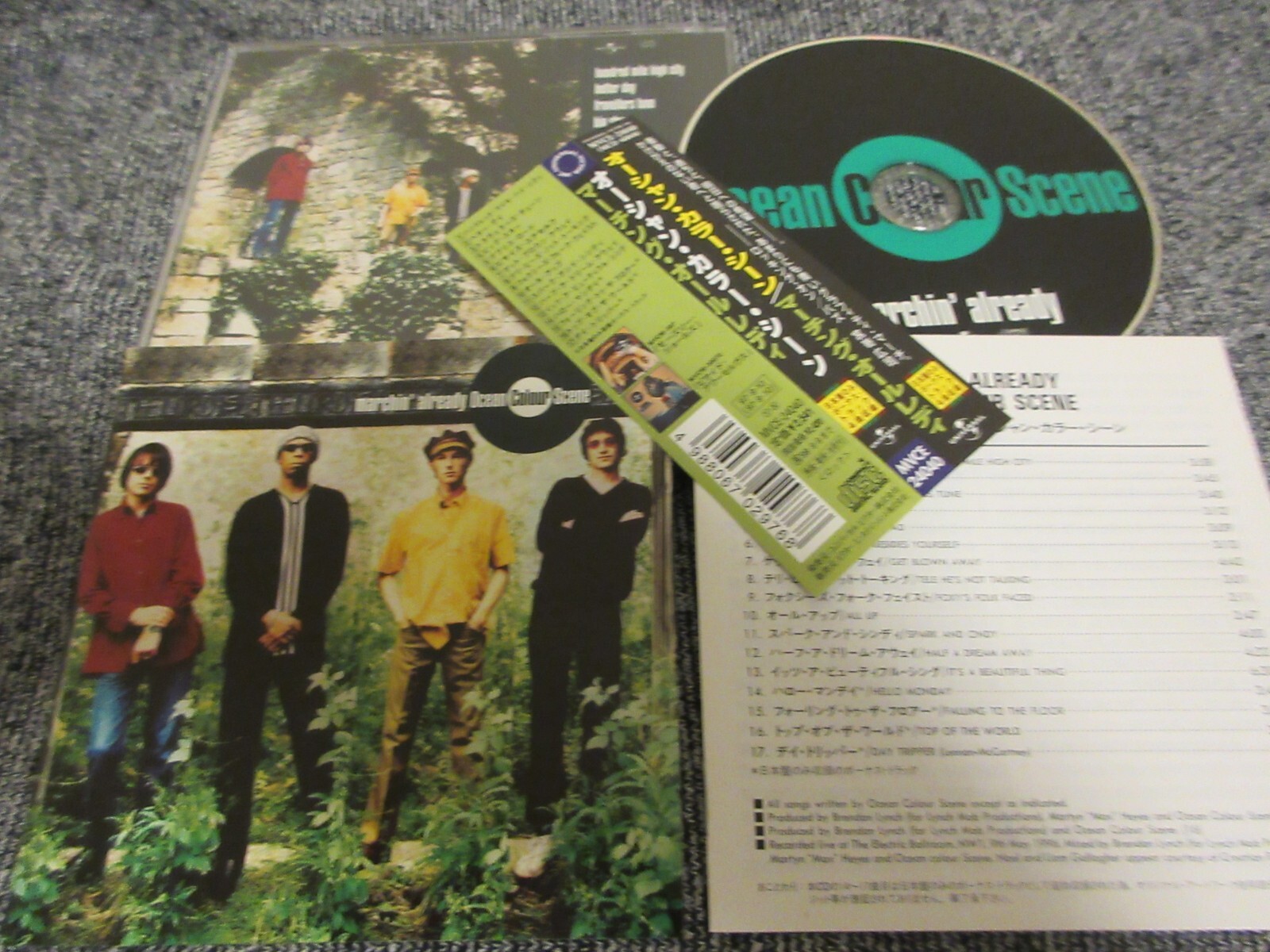英2discs LP Ocean Colour Scene Marchin Already MCA60048 MCA /00660 Ocean Colour Scene Marchin' Already MCA Records 60048 UK