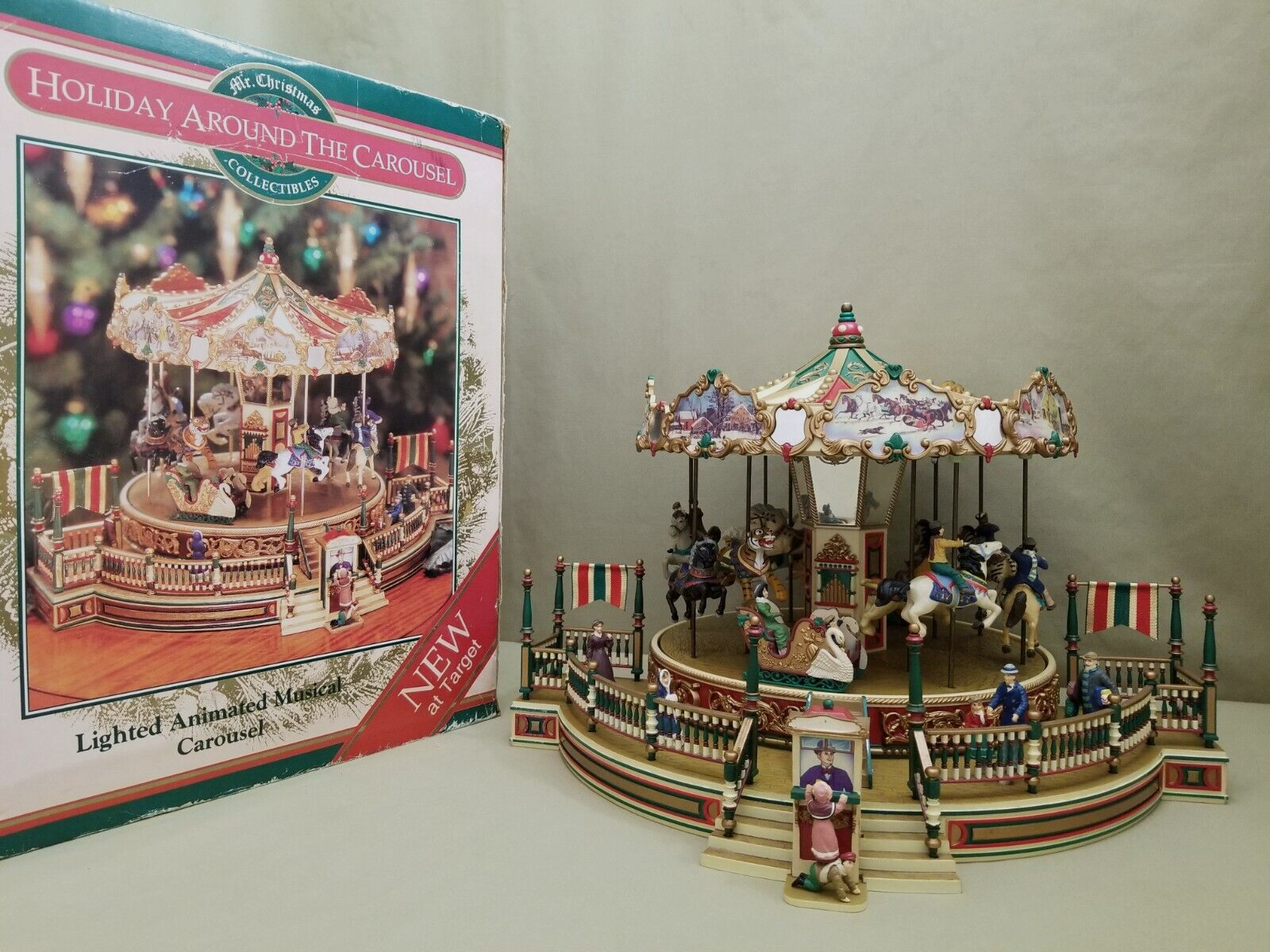 Mr Christmas Carousel Holiday Around The Carousel Musical 30 Mr Christmas Carousel Holiday Around The Carousel Musical 30