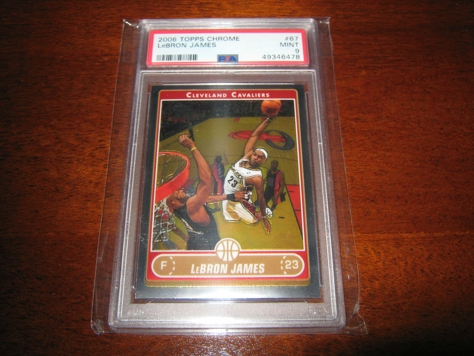 NBA カード Lebron James Topps Chrome PSA9 2024-25 Topps Chrome LeBron James #22 Chrome Green Topps